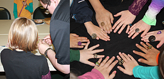 Girl scout rings photo