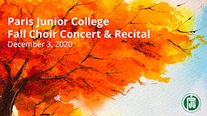 Fall Choir Concert promo