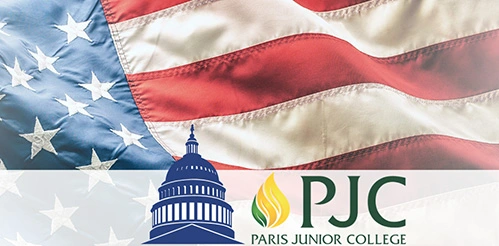American flag banner